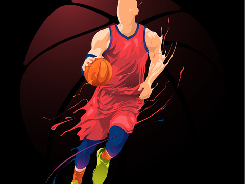 篮球运动创意广告海报72