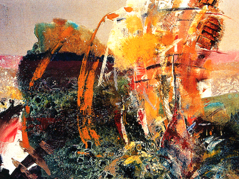  中式新中式挂画壁画字画山水花鸟背景墙壁纸装饰画油画 