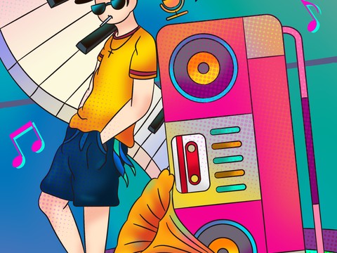  时尚创意舞蹈街舞广告海报67 