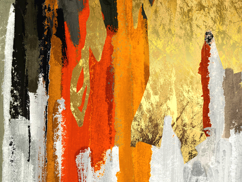  中式新中式挂画壁画字画山水花鸟背景墙壁纸装饰画油画 