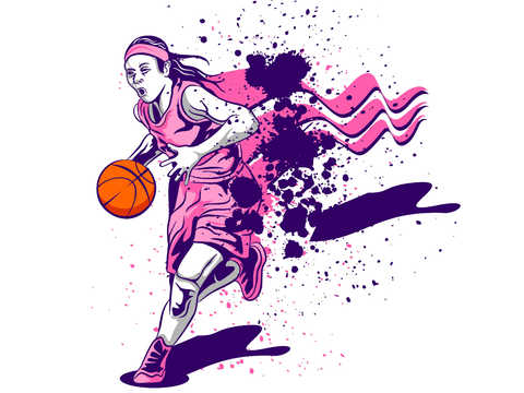 篮球运动创意广告海报3
