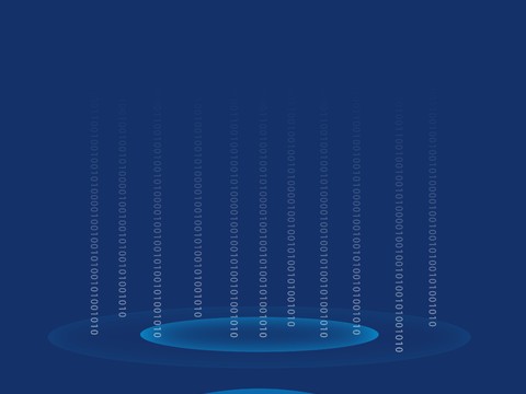 蓝色炫酷光效背景广告45