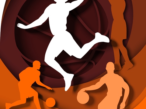  篮球运动创意广告海报14 