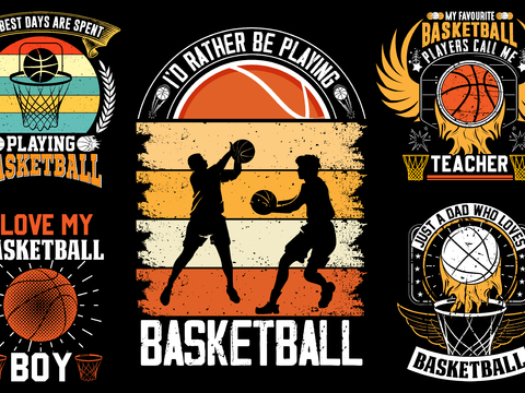 篮球运动创意广告海报48