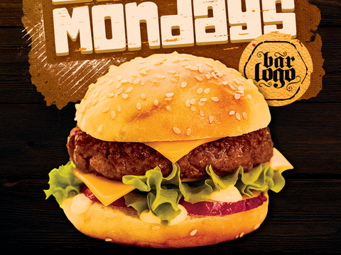 西餐美食广告海报13