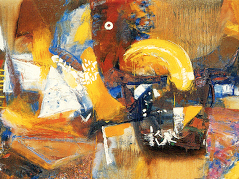  中式新中式挂画壁画字画山水花鸟背景墙壁纸装饰画油画 