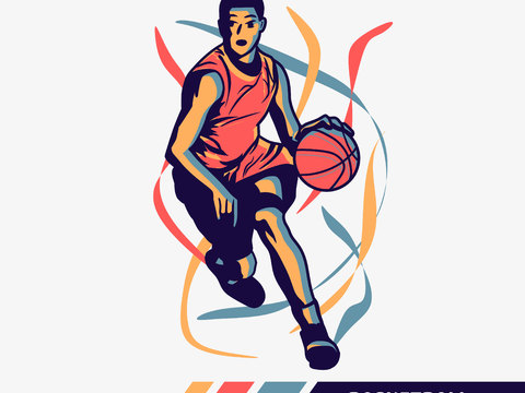 篮球运动创意广告海报13
