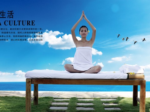 瑜伽广告海报17