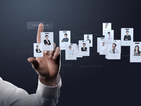  科技感人工智能智能科技识别广告海报10 