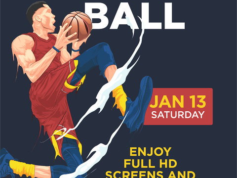 篮球运动创意广告海报97