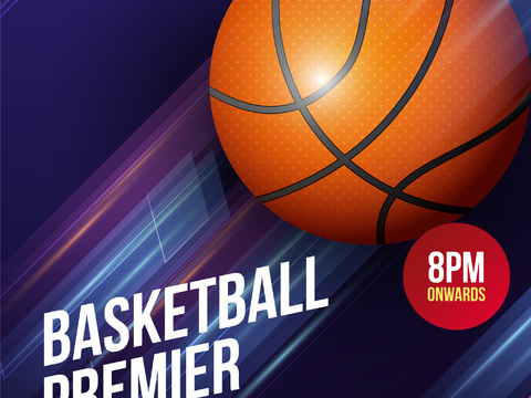  篮球运动创意广告海报28 