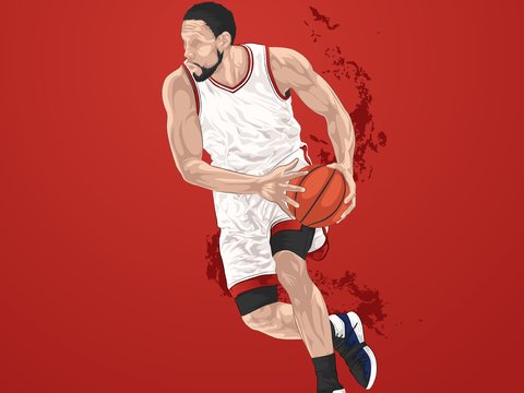  篮球运动创意广告海报78 