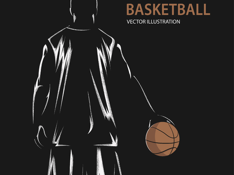 篮球运动创意广告海报27