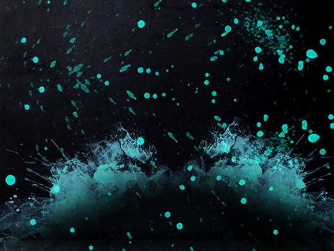 蓝色炫酷光效背景广告9