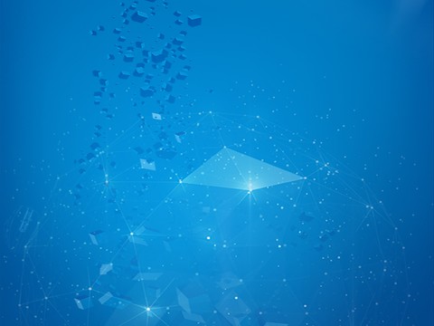 蓝色炫酷光效背景广告47