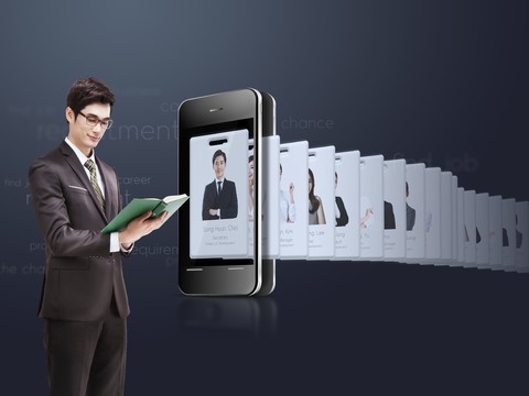  科技感人工智能智能科技识别广告海报7 