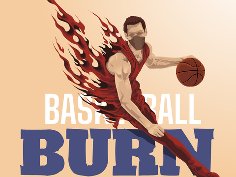  篮球运动创意广告海报86 