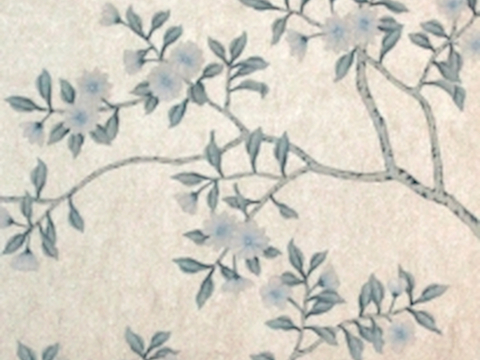  中式新中式挂画壁画字画山水花鸟背景墙壁纸装饰画油画 