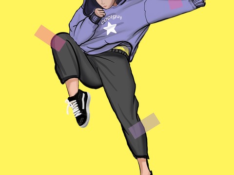  时尚创意舞蹈街舞广告海报186 