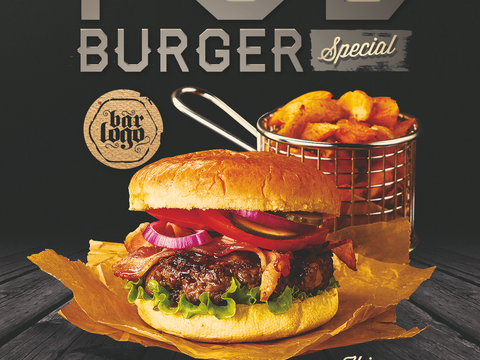 西餐美食广告海报3