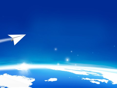 蓝色炫酷光效背景广告43