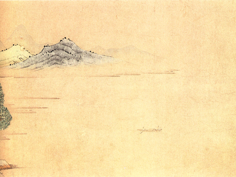  中式新中式挂画壁画字画山水花鸟背景墙壁纸装饰画油画 