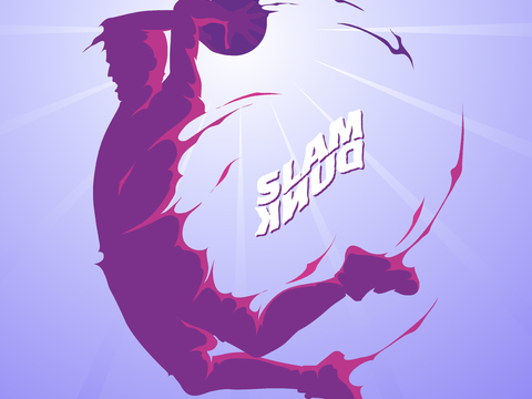 篮球运动创意广告海报4