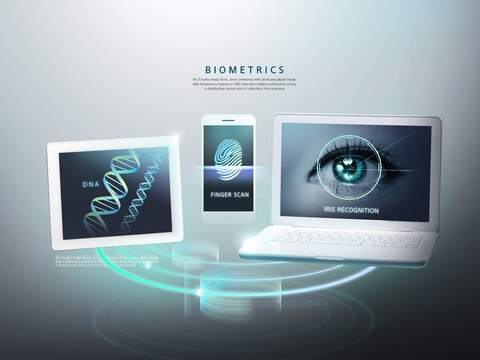  科技感人工智能智能科技识别广告海报22 