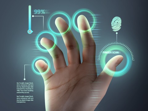  科技感人工智能智能科技识别广告海报33 