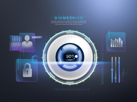  科技感人工智能智能科技识别广告海报21 