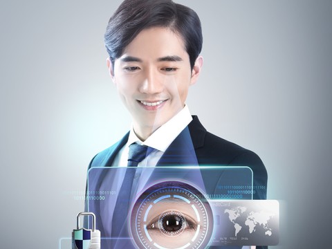  科技感人工智能智能科技识别广告海报31 