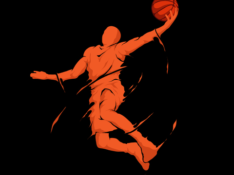 篮球运动创意广告海报70