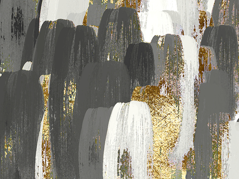  中式新中式挂画壁画字画山水花鸟背景墙壁纸装饰画油画 