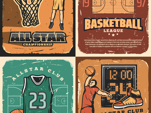  篮球运动创意广告海报19 
