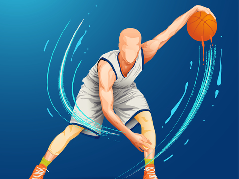 篮球运动创意广告海报71