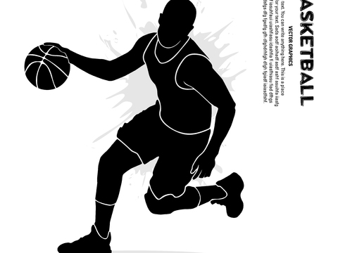 篮球运动创意广告海报46