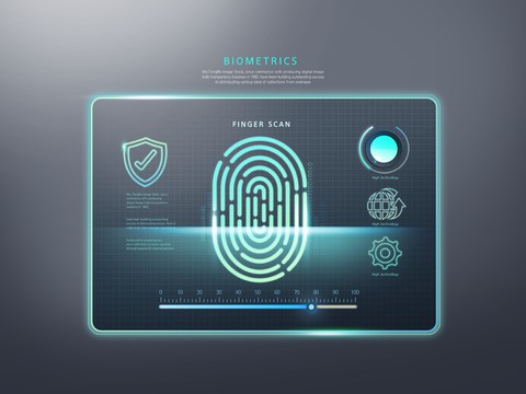  科技感人工智能智能科技识别广告海报23 