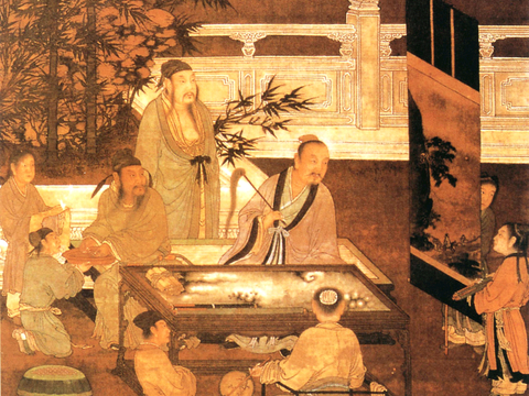  中式新中式挂画壁画字画山水花鸟背景墙壁纸装饰画油画 