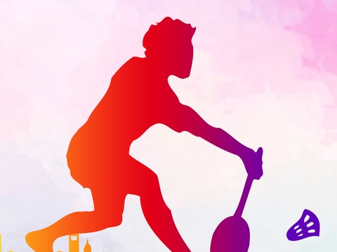 羽毛球运动广告海报7