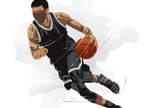 篮球运动创意广告海报99