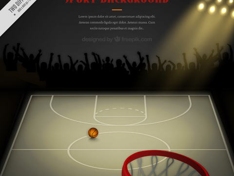 篮球运动创意广告海报25