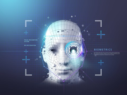  科技感人工智能智能科技识别广告海报25 