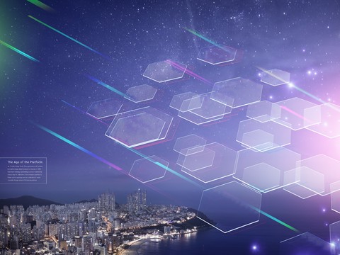 未来科技城市广告海报15