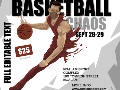 篮球运动创意广告海报83