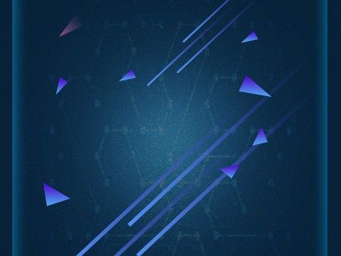  蓝色炫酷光效背景广告8 