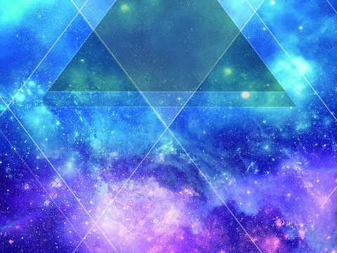  蓝色炫酷光效背景广告25 