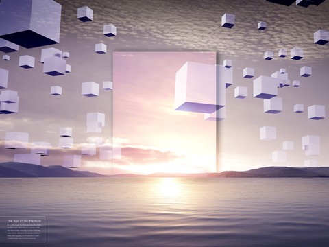 未来科技城市广告海报3