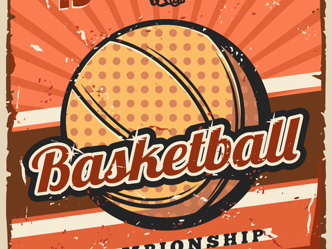 篮球运动创意广告海报22