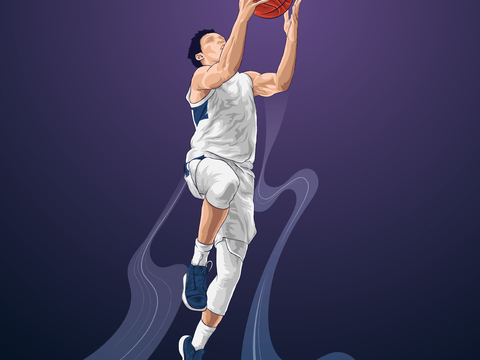 篮球运动创意广告海报77