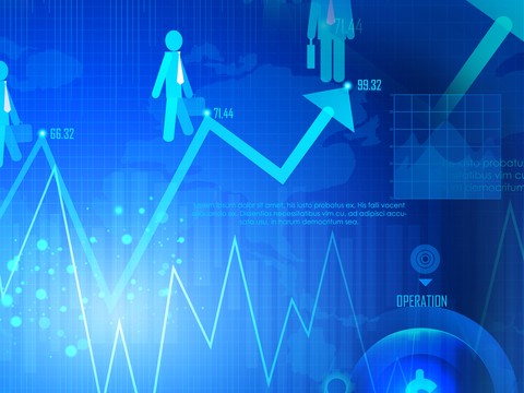 蓝色炫酷光效背景广告46